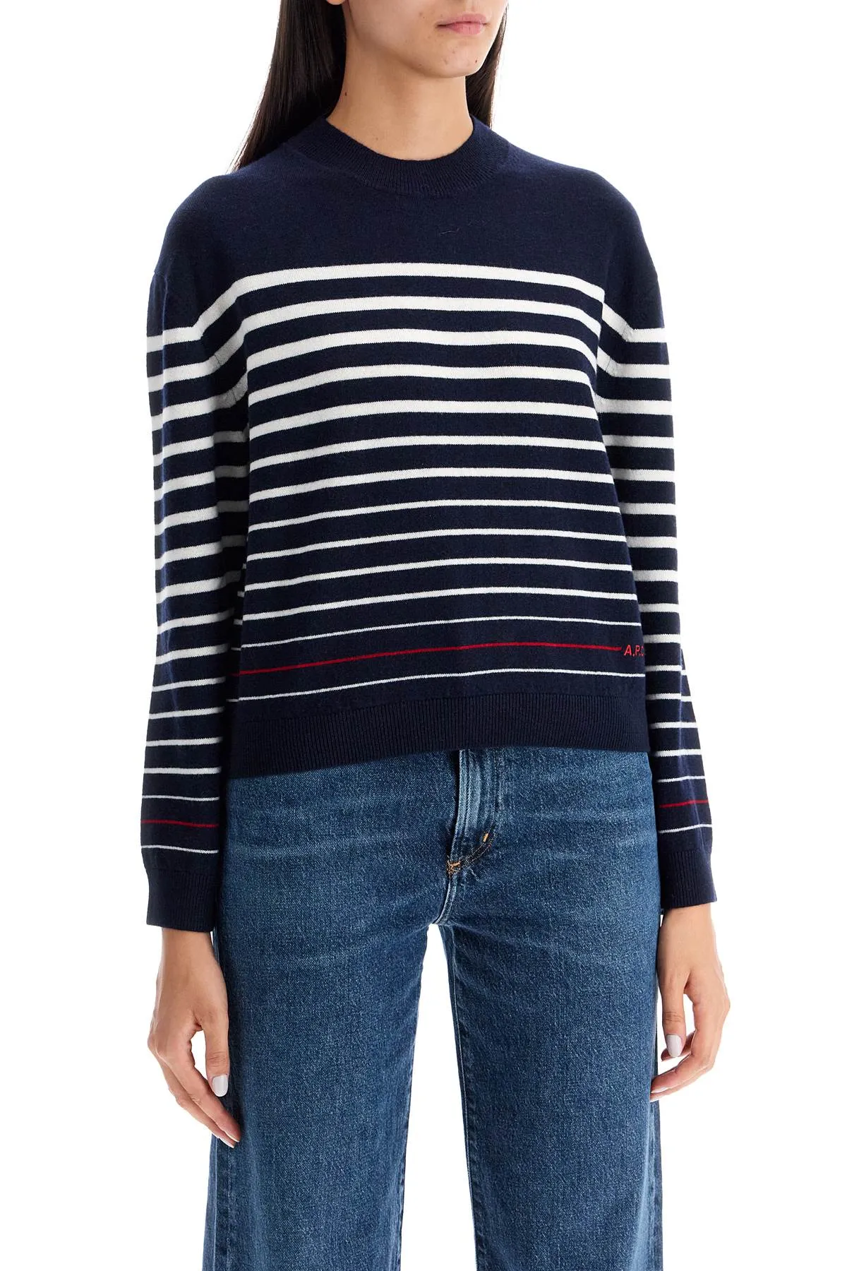 A.P.C. "Striped Wool Billie Pullover