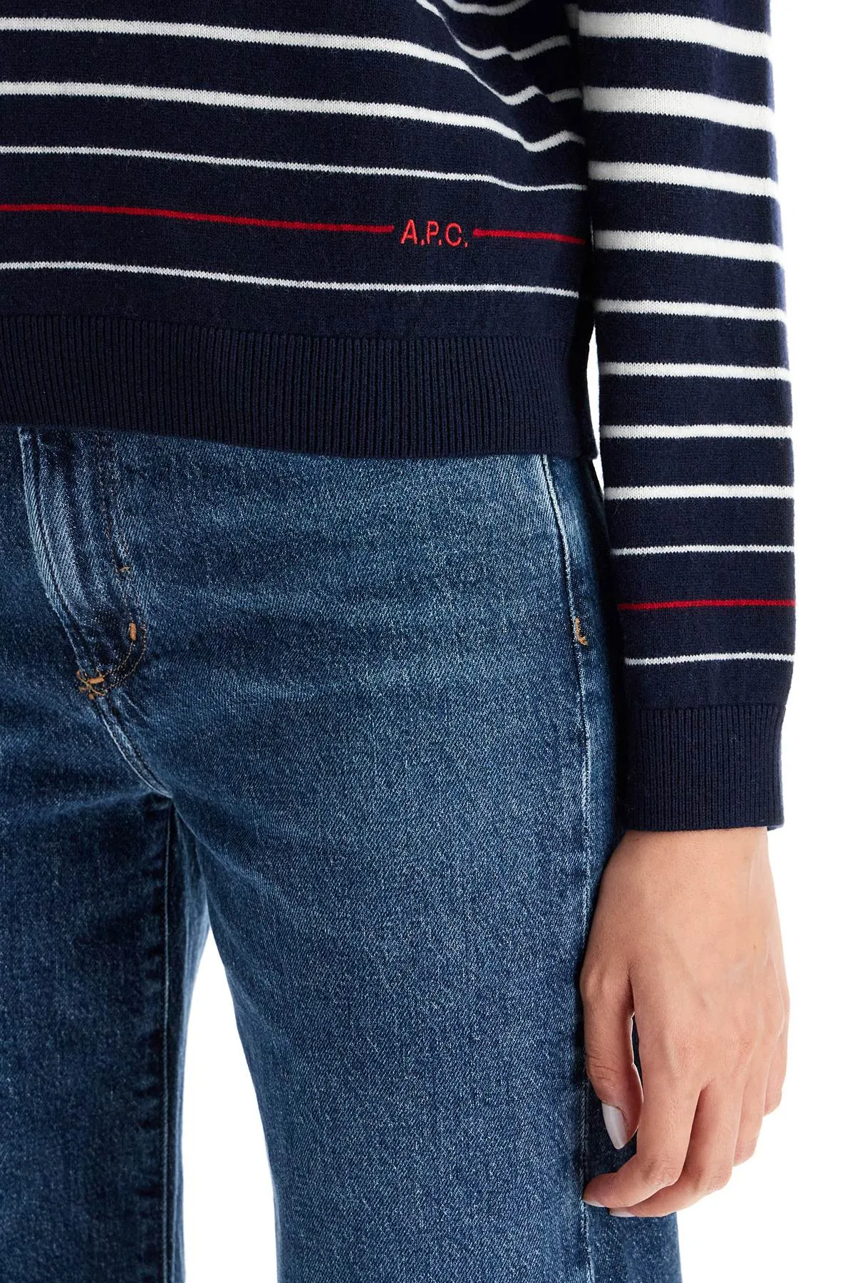 A.P.C. "Striped Wool Billie Pullover