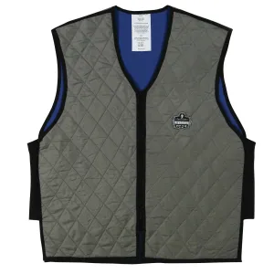 Chill-Its® 6665 Wet Evaporative Cooling Vests, Large, Grey