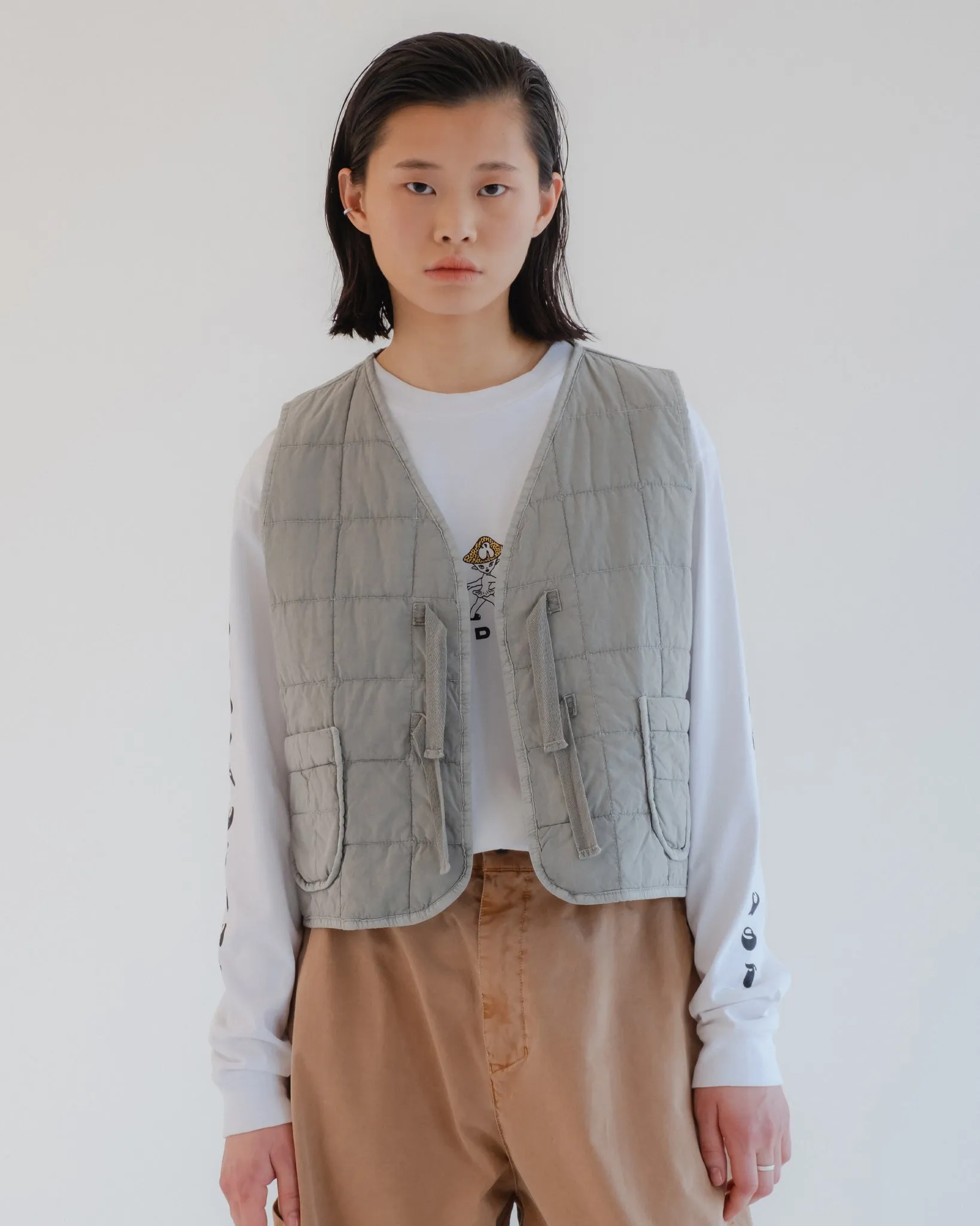 G.o.D Life Vest Cotton Quilt Oyster