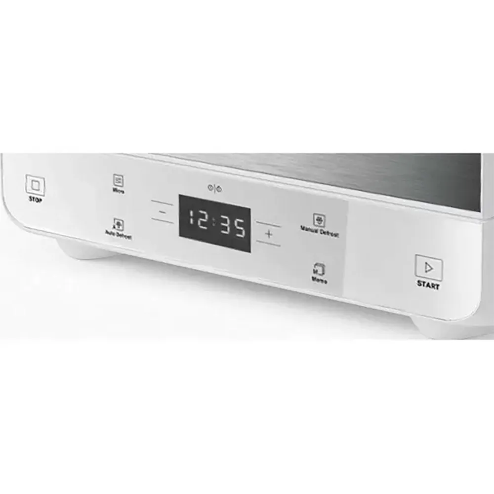 Hotpoint MWHC1331FW 13 Litre Curve Solo Microwave, 39.2cm Wide - White