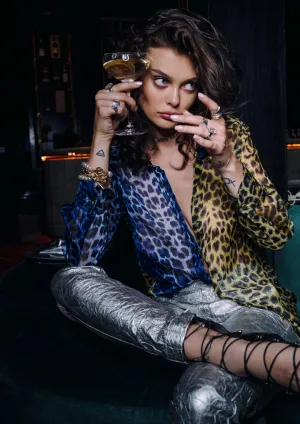 Leopard 2tone Silk
