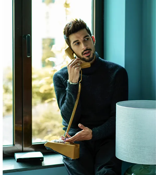 Men's Autumn & Winter Black Pullover