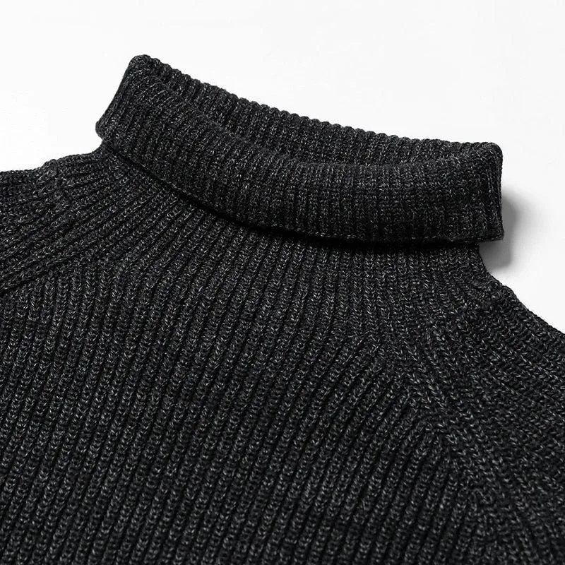 Men's Autumn & Winter Black Pullover