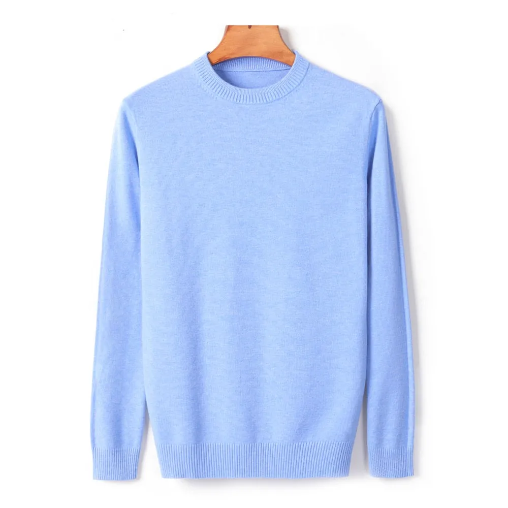 Men's Thick Round Neck Sweater 2020 New Autumn/winter Casual High Quality Pullover Warm Sweater Male