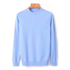 Men's Thick Round Neck Sweater 2020 New Autumn/winter Casual High Quality Pullover Warm Sweater Male