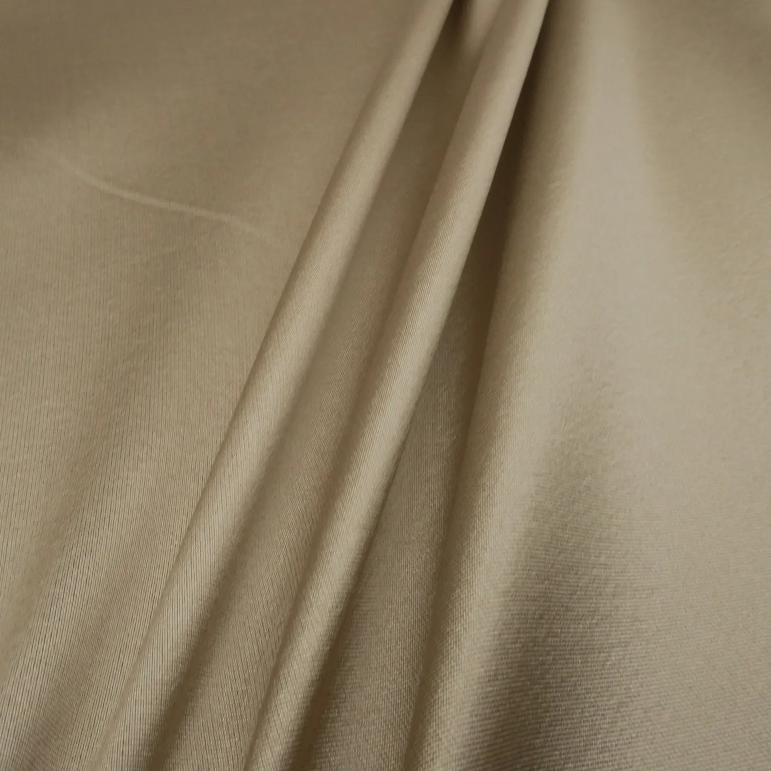 Nude Silk and Wool Woven Fabric