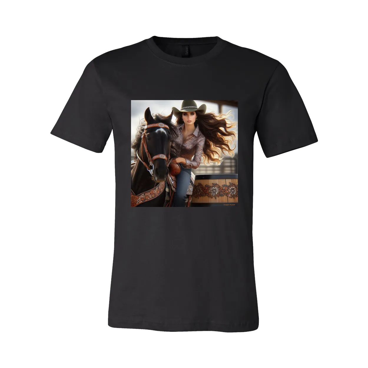 Rodeo Barrel Racer T Shirt