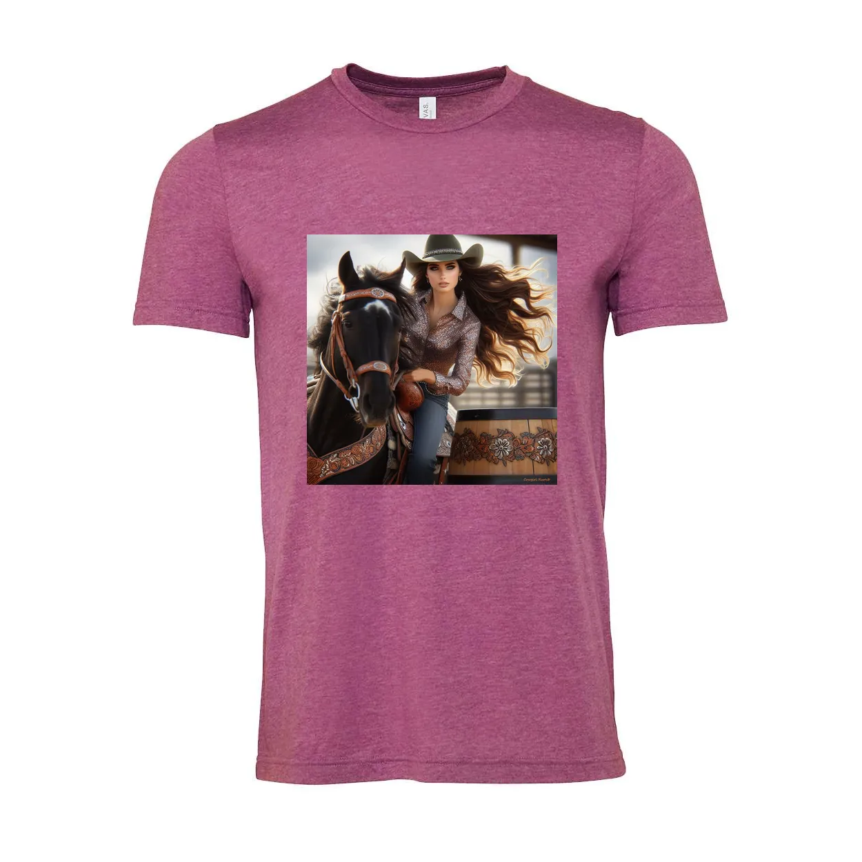 Rodeo Barrel Racer T Shirt