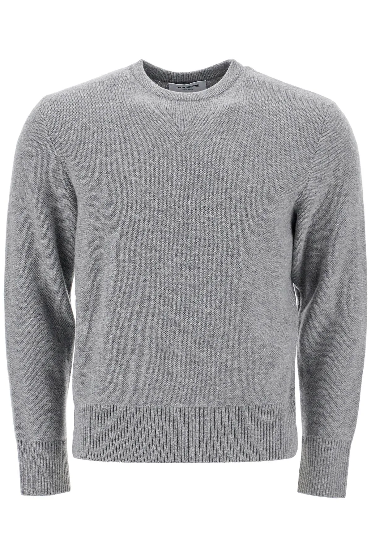WOOL PIQUÉ CREWNECK PULLOVER